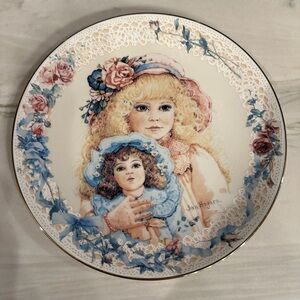 Jan Hagara Cathy Art Collector Plate Dear to My Heart Collection Vintage Decor